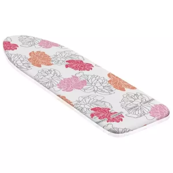 Housse table a repasser Leifheit Cotton Comfort M 71602, rembourrage en molleton de 3 mm, pour planche a repasser max. 125 x 40