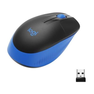 Souris ergonomique sans fil Logitech M190 - Bleu