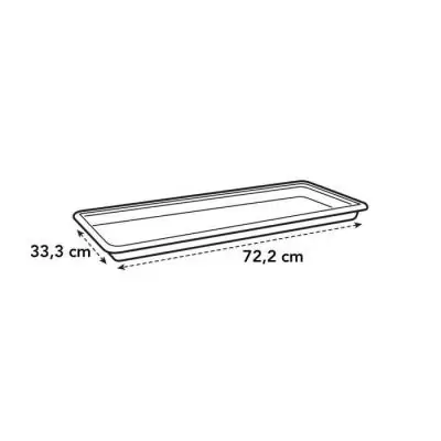 Soucoupe Jardinière Green Basic XXL - ELHO - Noir - Ø 72.2 x H 5.5 cm