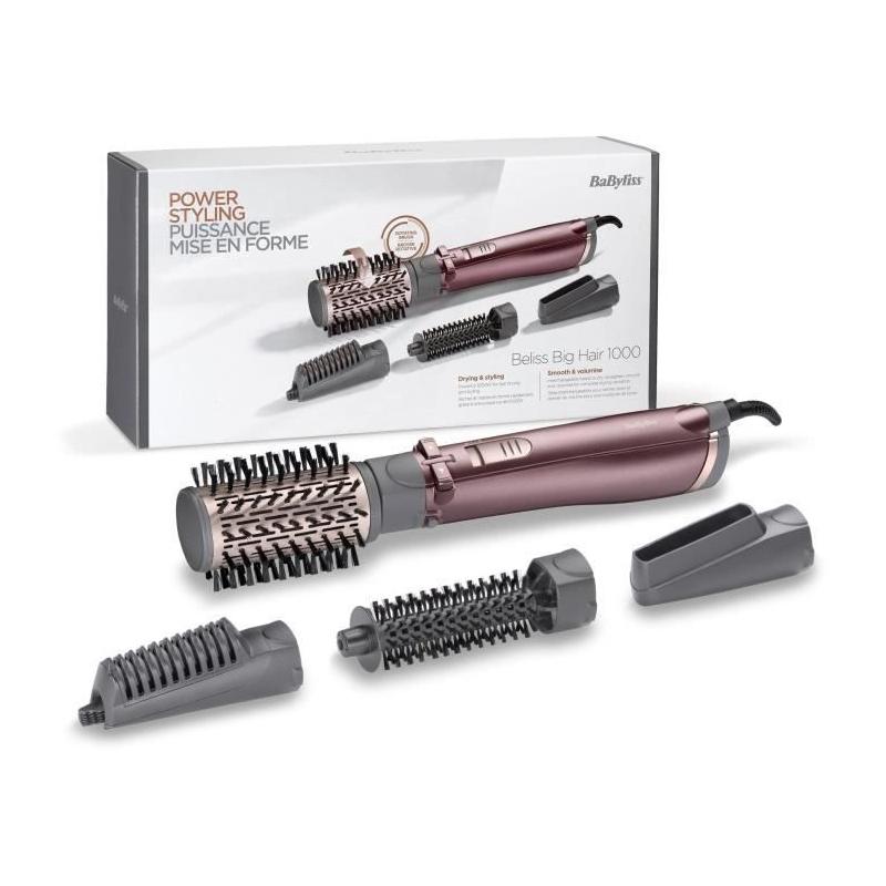 Brosse soufflante BaByliss AS960E Beliss Big Hair 1000 - 4-en-1 - Rotative