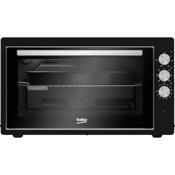 Mini-four - BEKO - BMF50B - 50 L - Multifonction - Chaleur brassée - 7 fonctions - 2400 W - Contre-porte plein verre amovible -