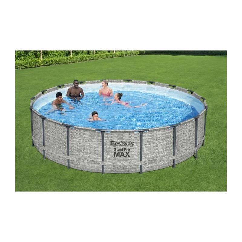 Kit Piscine Steel Pro Max™ 549x122 cm - Ronde