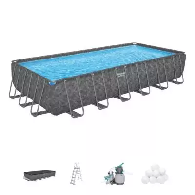 Kit Piscine hors sol BESTWAY APX 365 - Rectangulaire