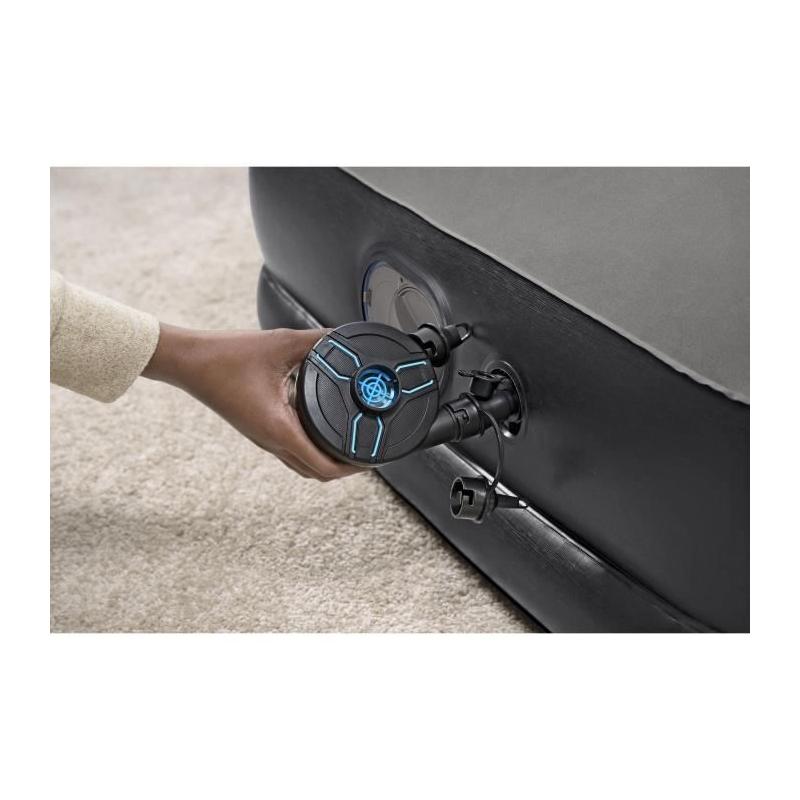 Matelas gonflable BESTWAY Tritech Queen 2 places - Pompe USB intégrée