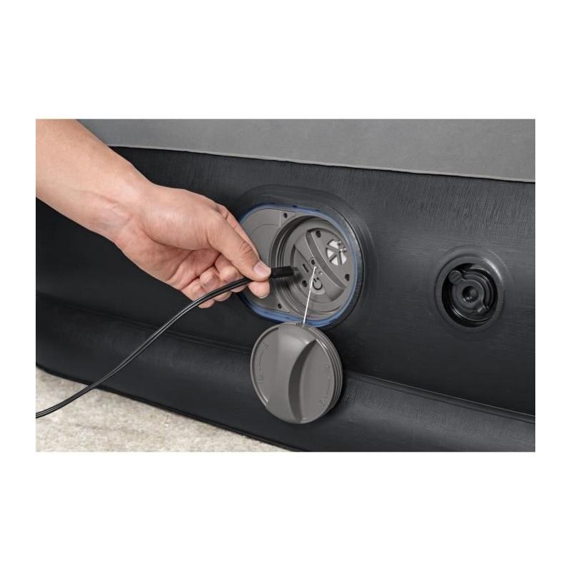 Matelas gonflable BESTWAY Tritech Queen 2 places - Pompe USB intégrée