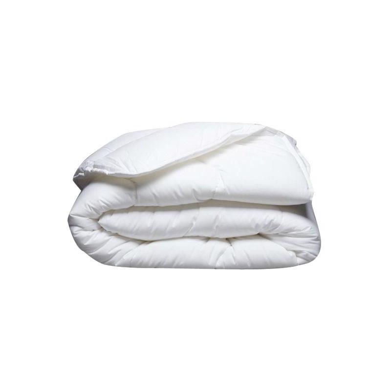 Couette chaude anti-acariens BLANREVE 400 gr/m² 200x200 cm - Blanc