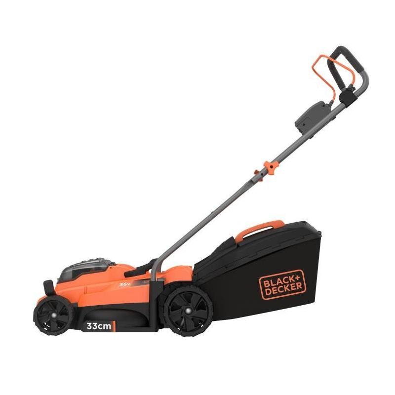 Tondeuse à Gazon Electrique Sans Fil 36V - BLACK+DECKER