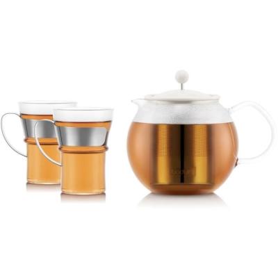 Ensemble théière à piston BODUM - ASSAM SET - 1.0L