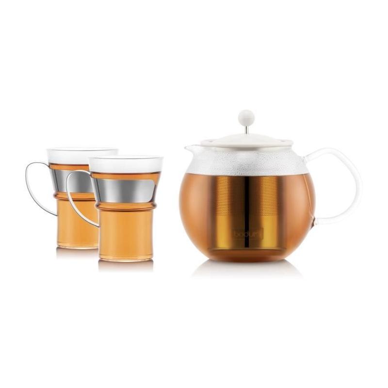 Ensemble théière à piston BODUM - ASSAM SET - 1.0L