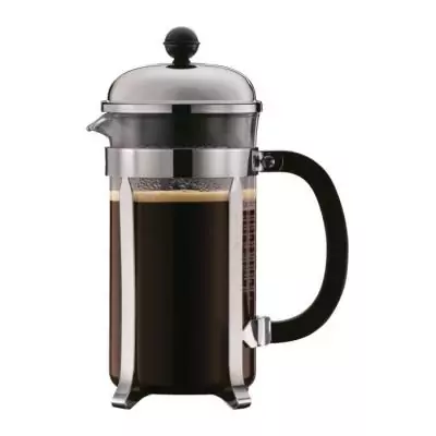 Ensemble cafetière BODUM CHAMBORD 8 tasses avec 2 verres double paroi Pavina 0,35l