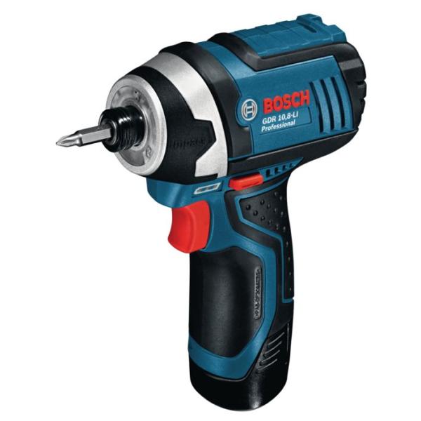 Visseuse a chocs Bosch Professional GDR 12V-105 + 2 batteries 2,0Ah + LBOXX 2600 tr/min - 06019A6977