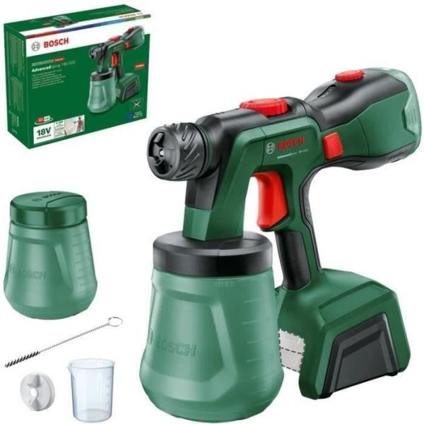 pistolet a peinture sans fil 18V BOSCH AdvancedSpray Gun 18V-500 sans batterie ni chargeur - 0603208200