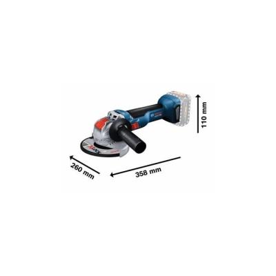 Meuleuse angulaire Bosch Pro - GWX 18V-10 - Puissante 1000W