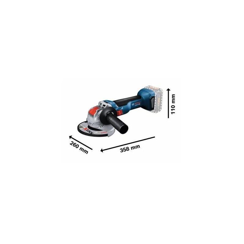 Meuleuse angulaire Bosch Pro - GWX 18V-10 - Puissante 1000W