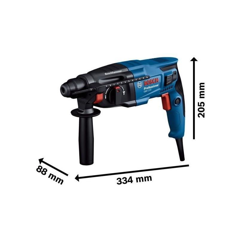 Perforateur-burineur SDS Plus 720W en coffret - BOSCH