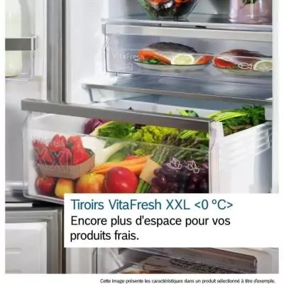 Bosch Serie 4 KGN36VXCT réfrigérateur-congélateur Pose libre 321 L C Acier inoxydable