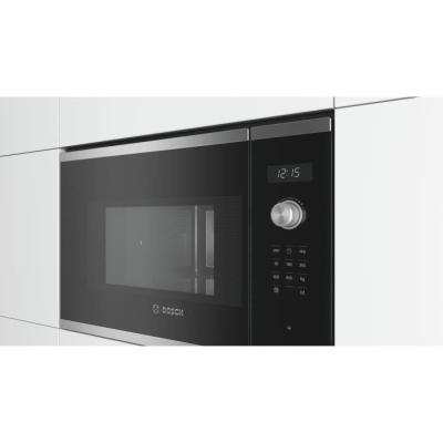 Bosch Serie 6 BFL554MS1F micro-onde Acier inoxydable Micro-onde simple Intégré 25 L 900 W