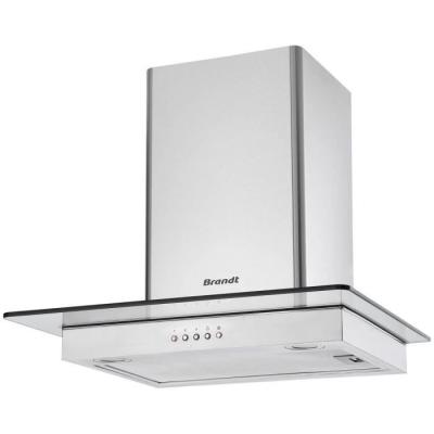 Hotte murale BRANDT BHB1644IX 60cm Inox + Verre