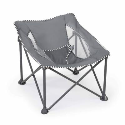 Transat bébé pliable Gris Pop 'N Chill - Pare soleil SPF +50