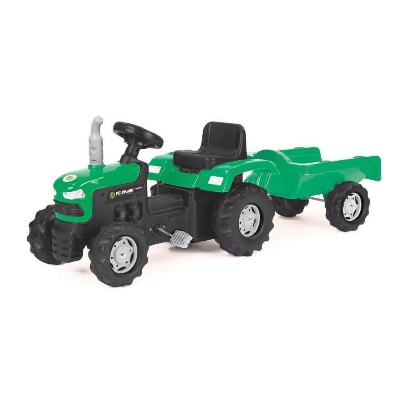 Tracteur à pédales avec remorque - Buddy Toys - BPT 1013 - Véhicule Porteur