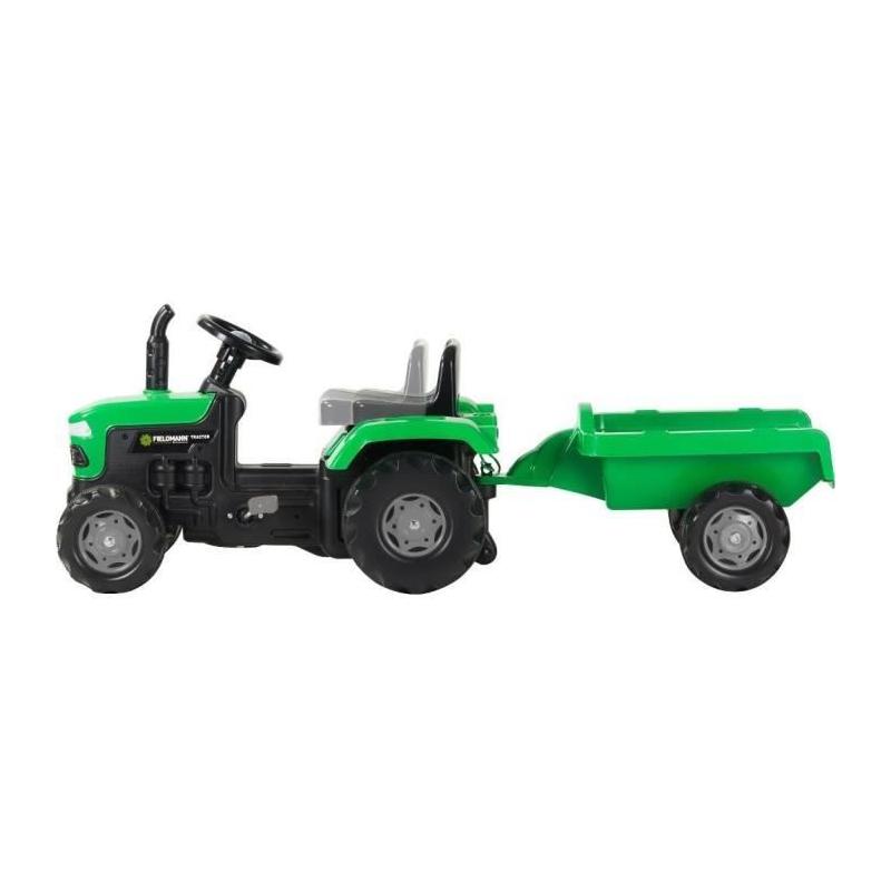 Tracteur à pédales avec remorque - Buddy Toys - BPT 1013 - Véhicule Porteur