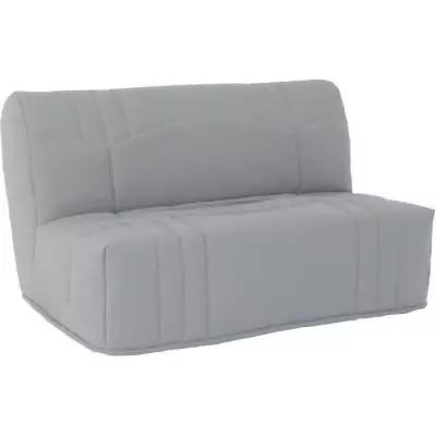 Banquette BZ DREAM en Tissu 100% Coton gris clair - 140x190 cm Banquette BZ DREAM en Tissu 100% Coton gris clair - 140x190 cm