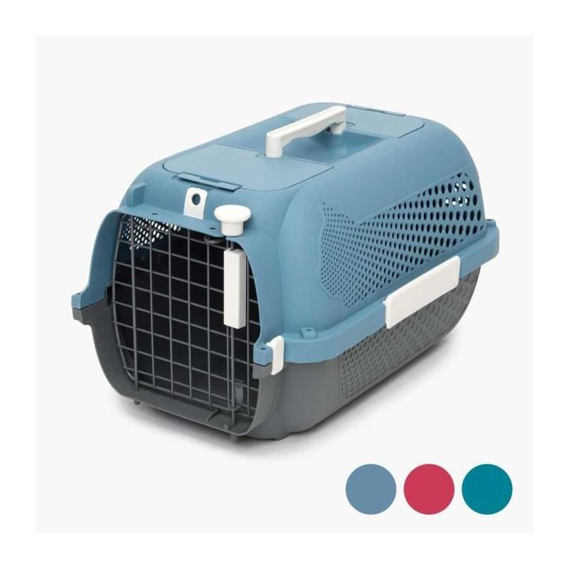 Cage de transport pour chat CATIT - Moyen - Bleu-gris