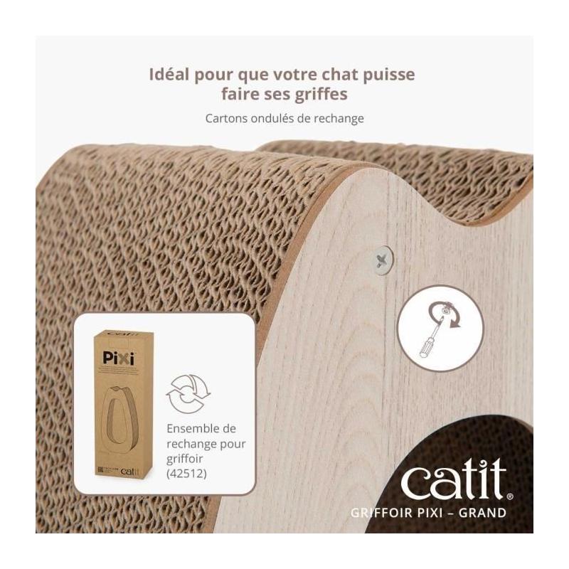 Griffoir pour chat Catit Pixi Grand - Design naturel