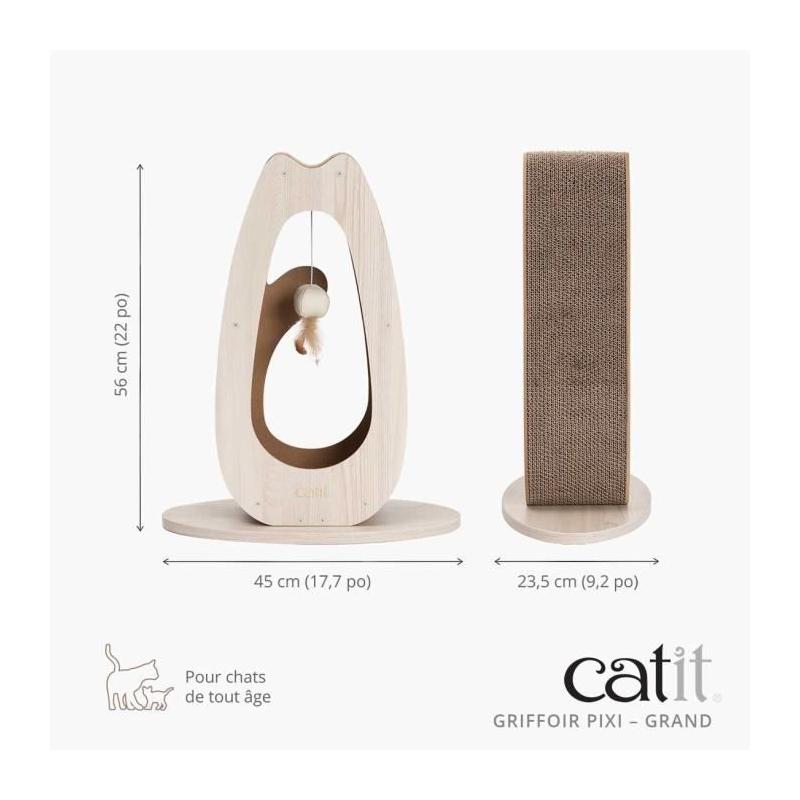 Griffoir pour chat Catit Pixi Grand - Design naturel