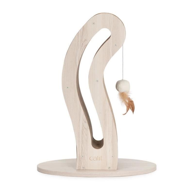 Griffoir pour chat CATIT - Pixi Queue de chat - Fun en bois naturel
