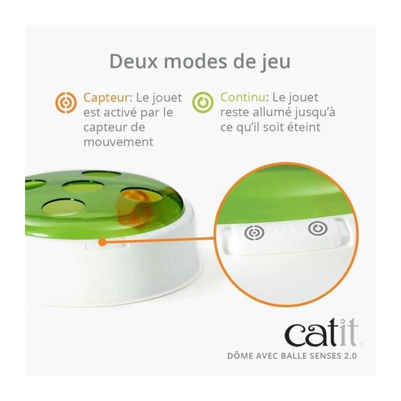 Jouet interactif pour chat Catit Senses 2.0 - Amusement garanti!