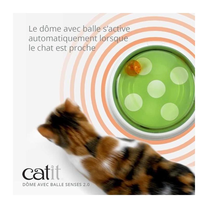 Jouet interactif pour chat Catit Senses 2.0 - Amusement garanti!