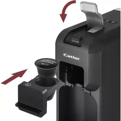 Cafetière CATLER ES 703 Porto B - Machine à Café Expresso avec Broyeur