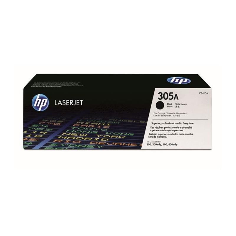Toner HP 305A (CE410A) noir - Capacité 2200 pages