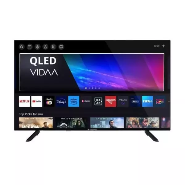 TV QLED - CONTINENTAL EDISON - CELED50SVQLD25B3 - 50'' (126 cm) - UHD 4K 3840x2160 - SMART VIDAA - 3xHDMI - 2xUSB