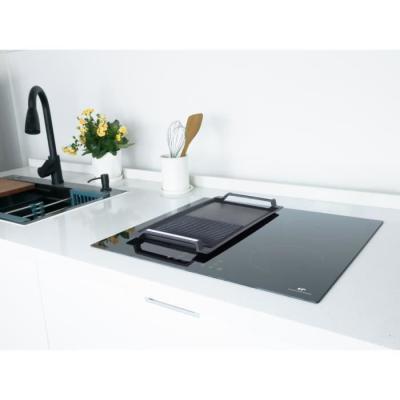 Table induction 4 zones Continental Edison CETI4ZFLEX3 - Noir