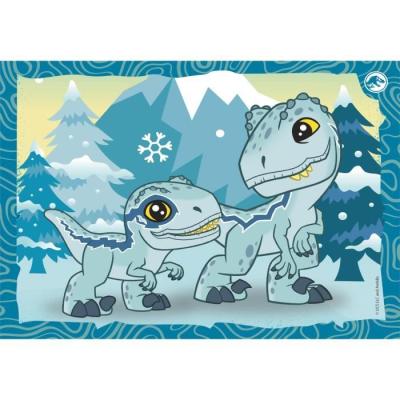 Puzzle 4 en 1 Jurassic World: l'aventure commence!