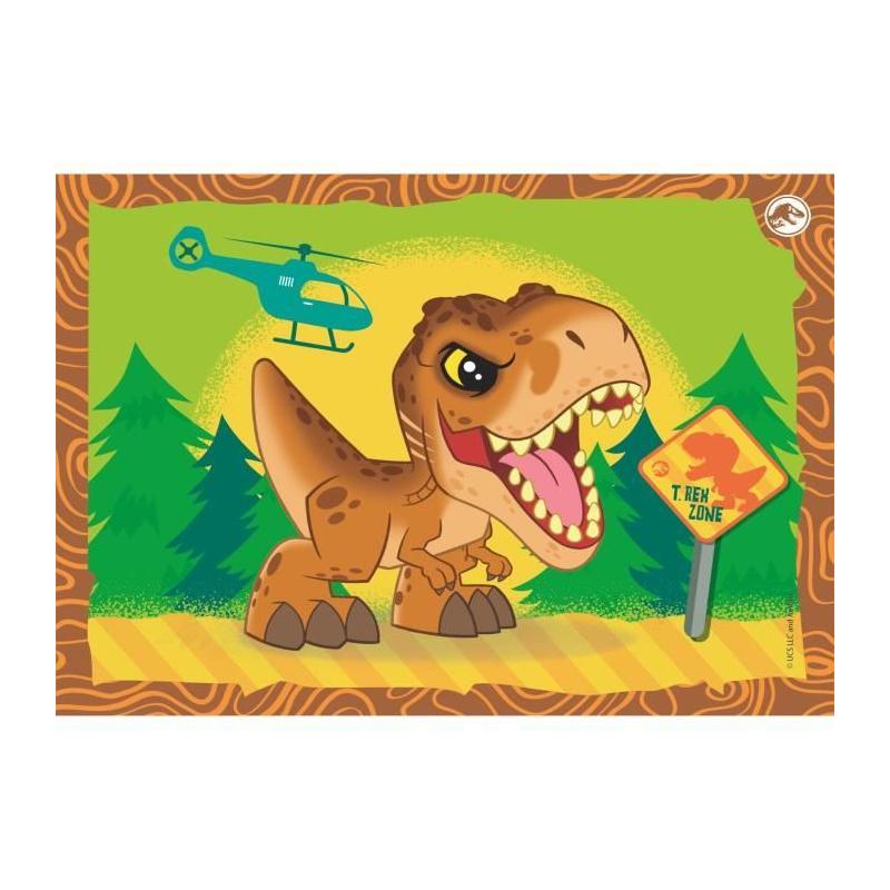 Puzzle 4 en 1 Jurassic World: l'aventure commence!