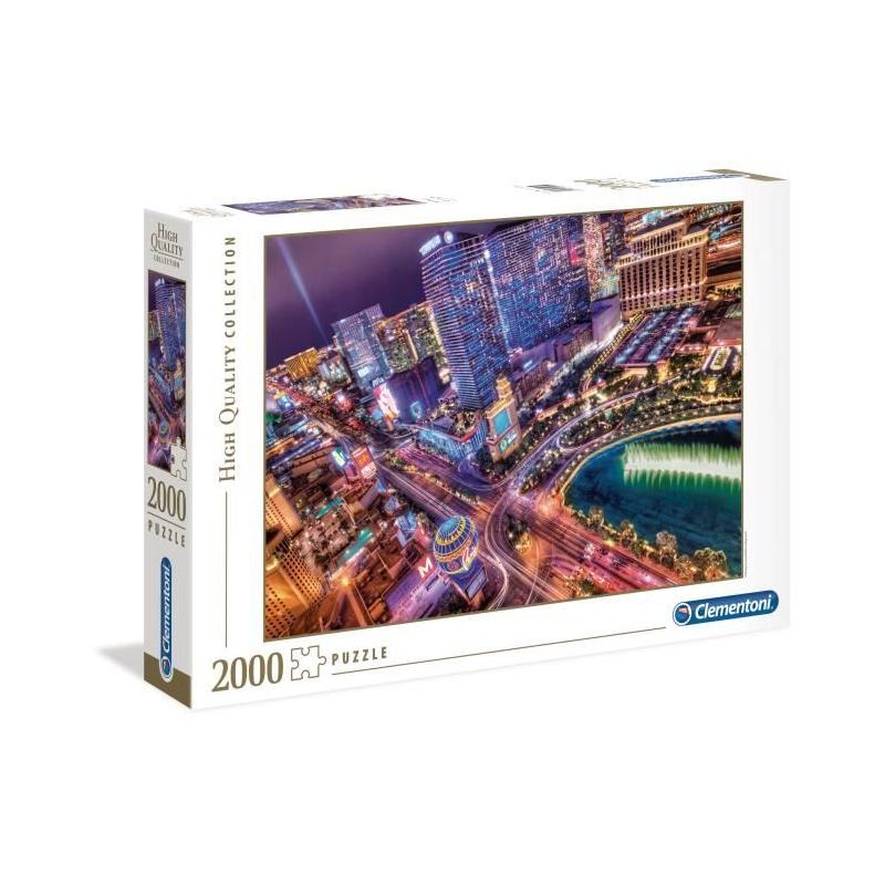 Puzzle 2000 pièces CLEMENTONI Las Vegas - Images captivantes