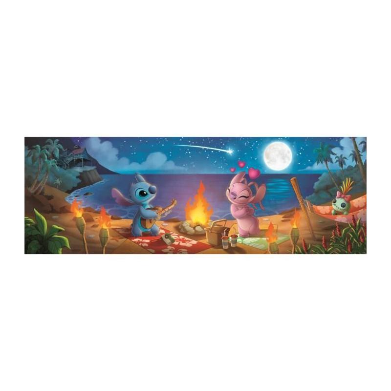 Puzzle panoramique compact 1000 pièces - Stitch