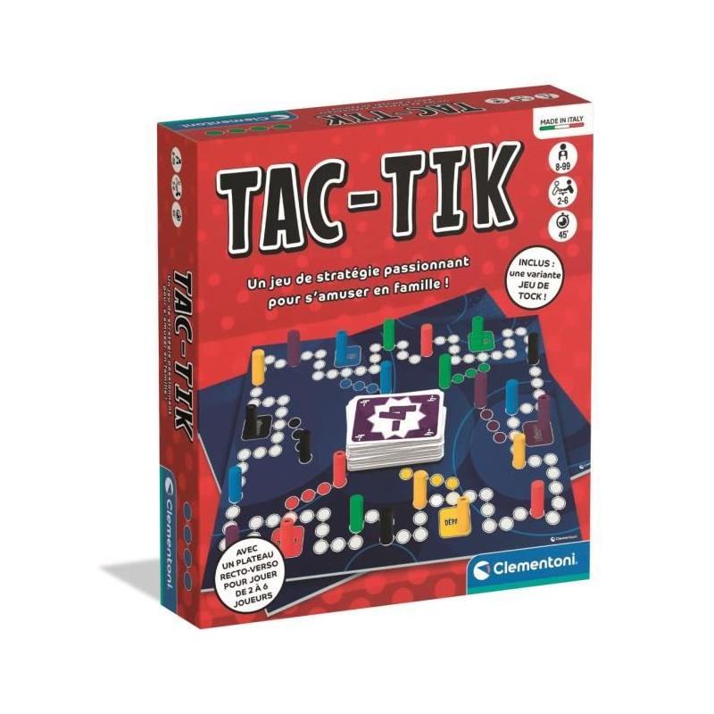 Jeu de plateau CLEMENTONI Tac-Tik : stratégie et réflexion