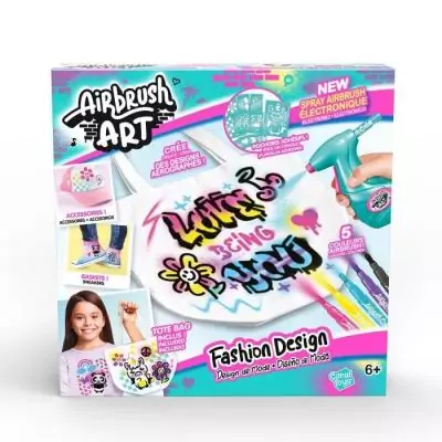 Canal Toys - Kit de Fashion Design Airbrush Art pour enfants Canal Toys - Kit de Fashion Design Airbrush Art pour enfants