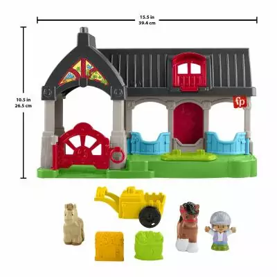 Fisher-Price Little People – Coffret L’Écurie des Joyeux Chevaux
