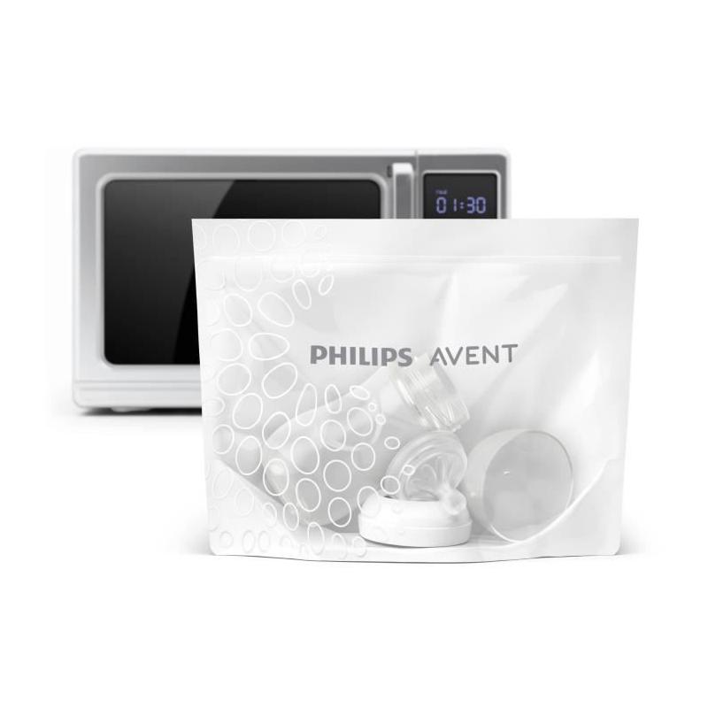 Sachets de stérilisation PHILIPS AVENT - Micro-ondes - 5 sachets
