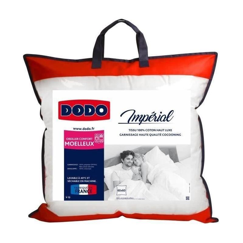 Oreiller moelleux Imperial pour nuits douces - Blanc