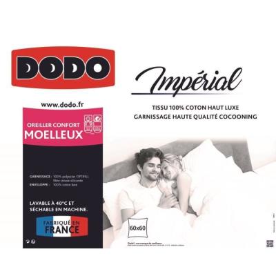 Oreiller moelleux Imperial pour nuits douces - Blanc