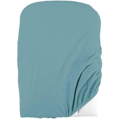 Lot 2 Housses matelas à langer douces - Blanc/Nile - 50x75 cm