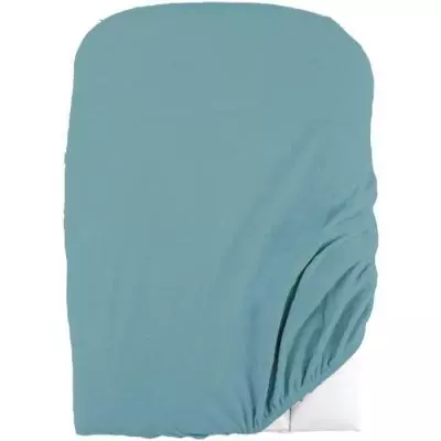 Lot 2 Housses matelas à langer douces - Blanc/Nile - 50x75 cm Lot 2 Housses matelas à langer douces - Blanc/Nile - 50x75 cm