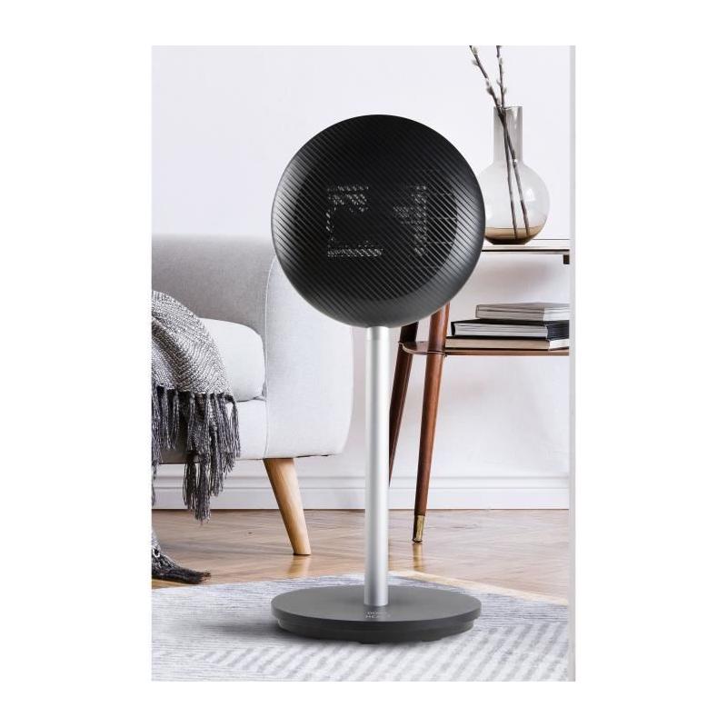 Radiateur électrique mobile turbo sur pied - 2000W - Noir