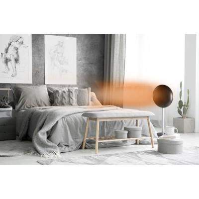 Radiateur électrique mobile turbo sur pied - 2000W - Noir